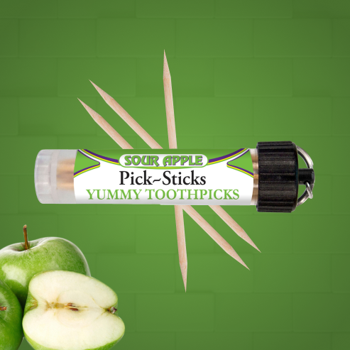 Sour Apple - Flavored Toothpick