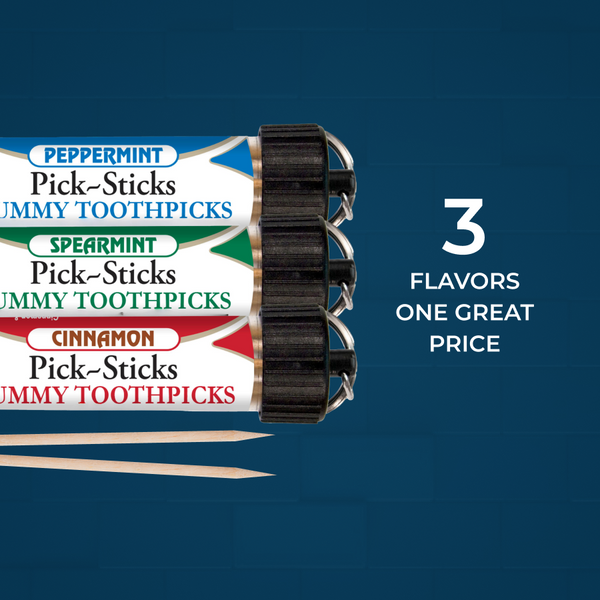 3 Tube Starter Pack | Flavored Toothpick