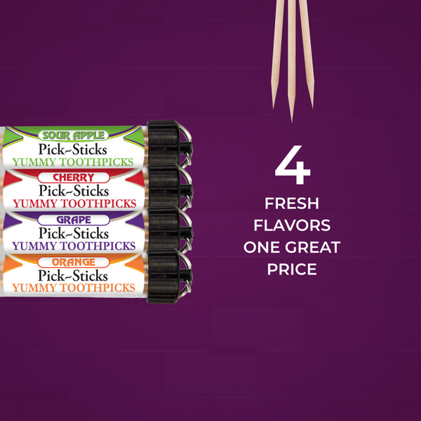 Fresh Mix - 4 Tubes | Flavored Toothpick