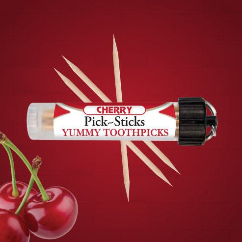 Cherry - Flavored Toothpick