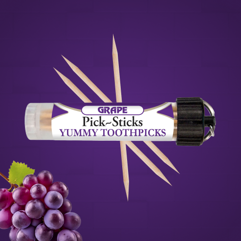 Grape - Flavored Toothpick