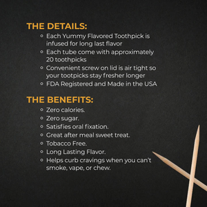 Butterscotch - Flavored Toothpick