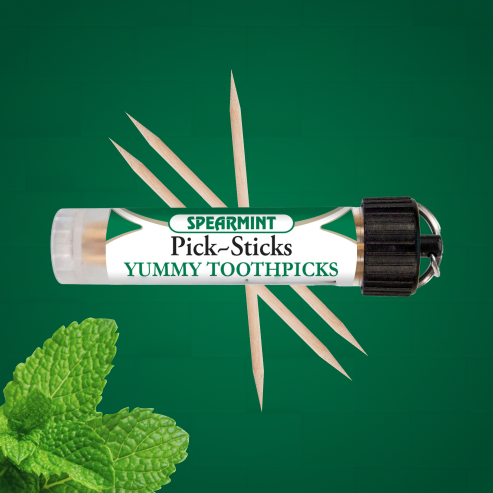 Spearmint - Flavored Toothpick