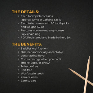 Variety Bundle - 25 Count | 10 mg Caffeine & B-12 Per Toothpick