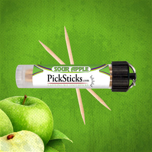 Sour Apple - 10mg caff | Pick Sticks